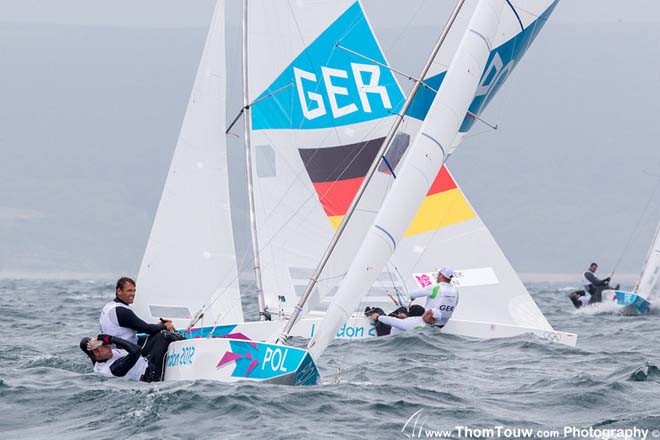 Scheidt and Prada - London 2012 Olympic Sailing Competition © Thom Touw http://www.thomtouw.com